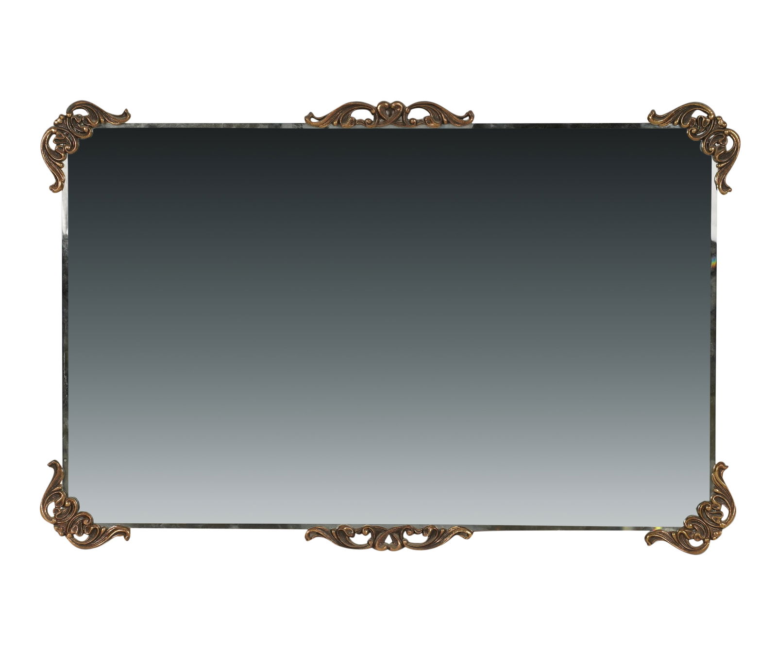 A Gilt Mounted Mirror: 20th Century 33 x 51 in. (83.8 x 129.5 cm.)