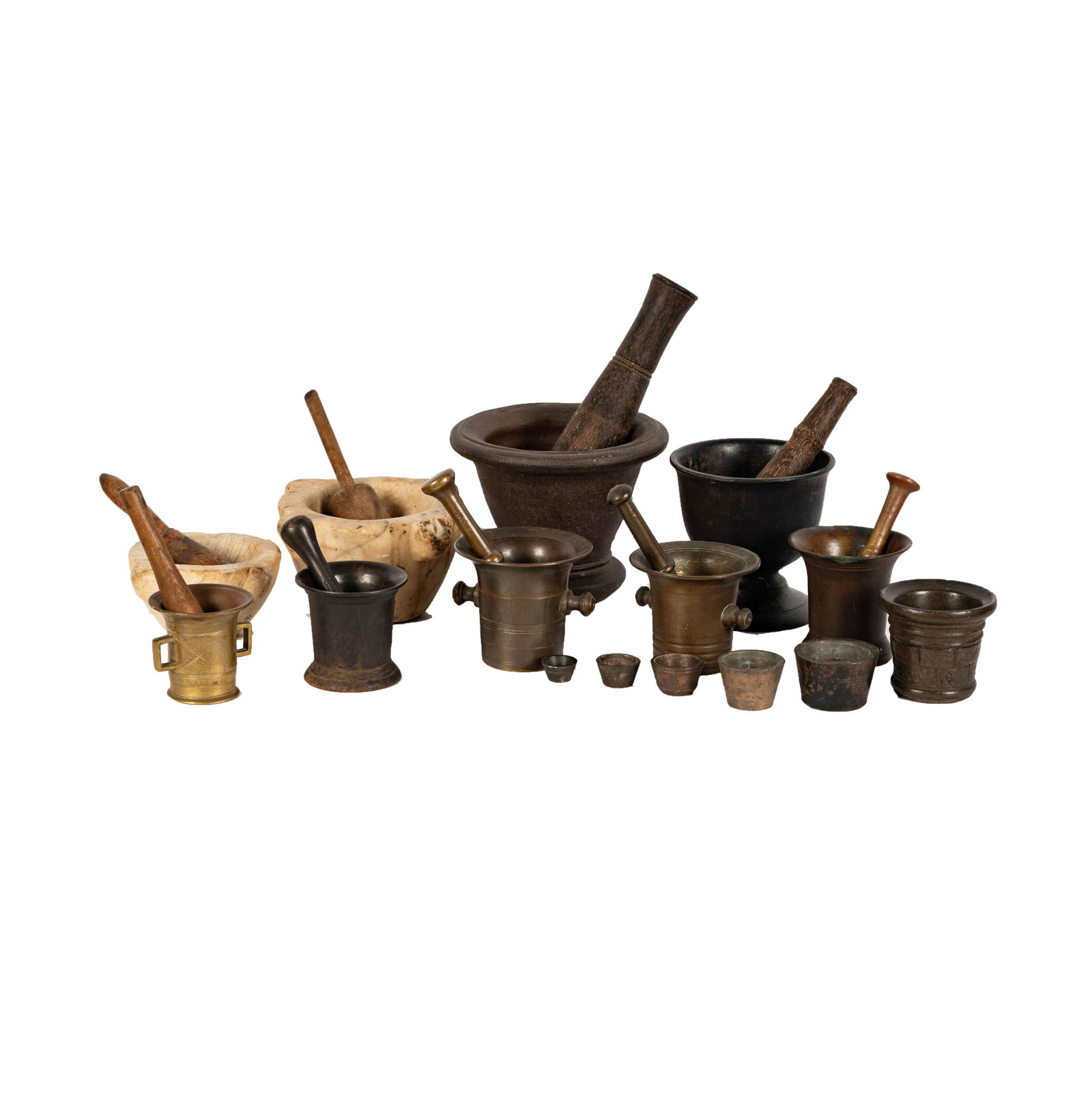 Collection of Assorted Mortars and Pestles (1 of 13)