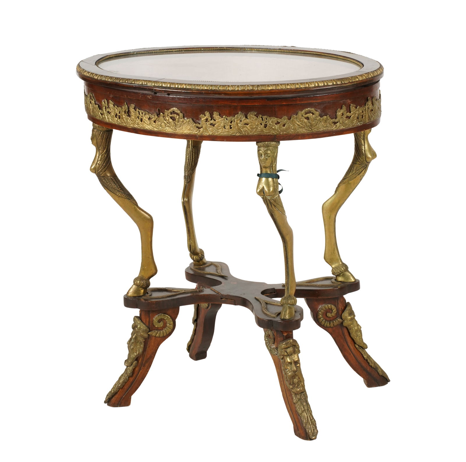 A Louis XV Style Bronze Mounted Vitrine Table (1 of 12)
