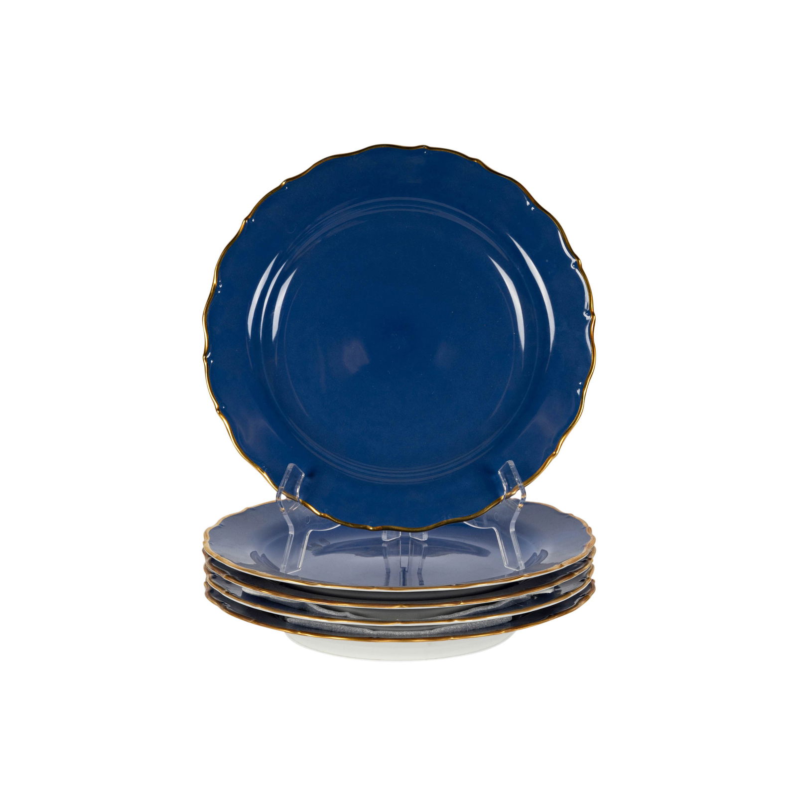 A Set of Five Anna Weatherley Designs Porcelain Chargers (1 of 7)