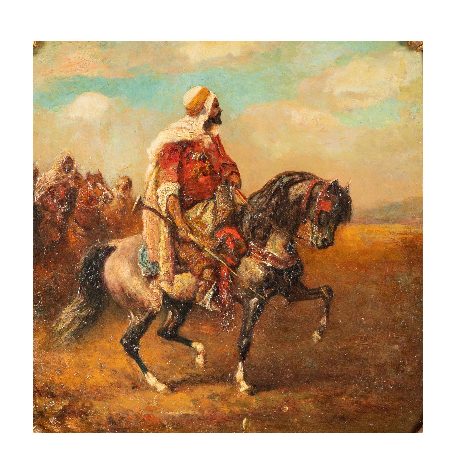 Adolf Schreyer (1828-1899): The Sheik Rides Forth (1 of 13)