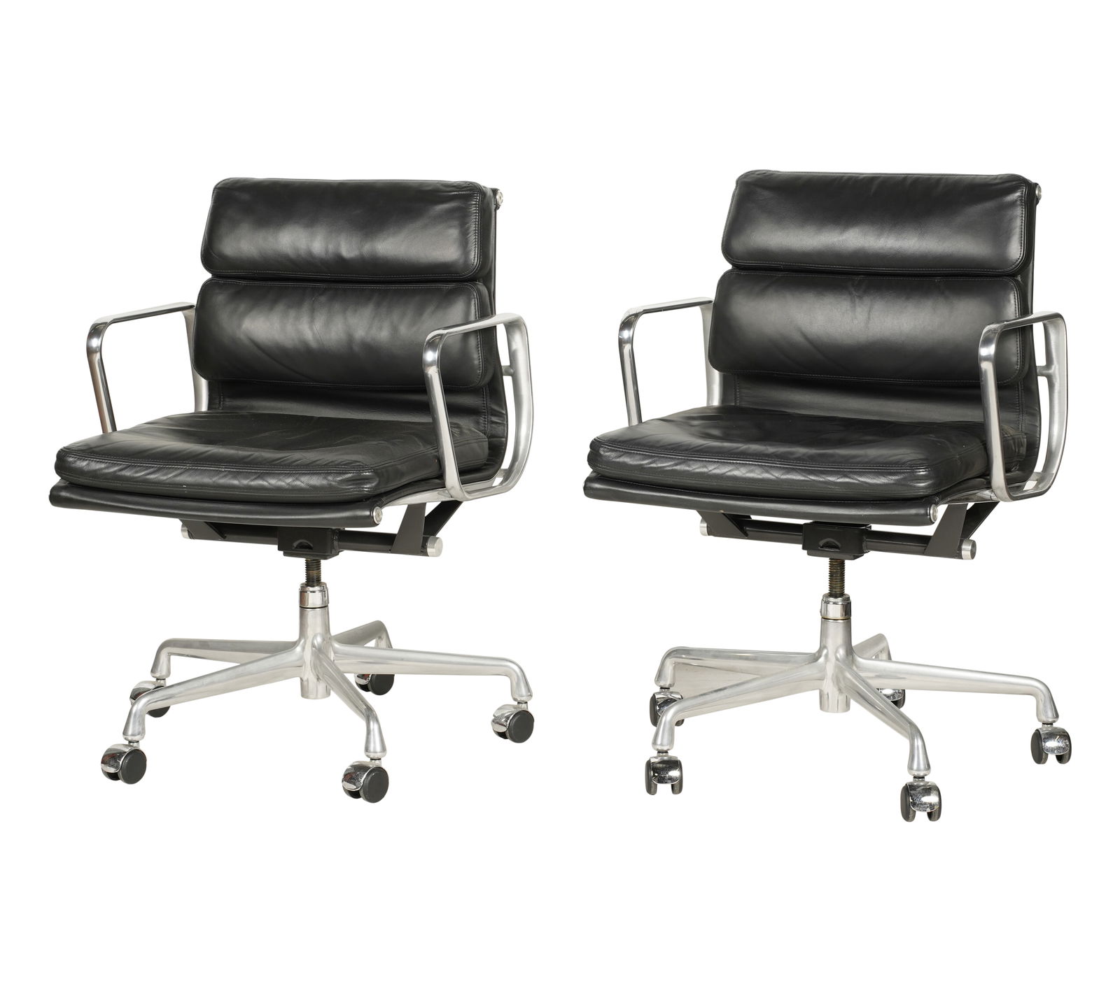 Charles and Ray Eames: Two Soft Pad Management Chairs (1 of 9)