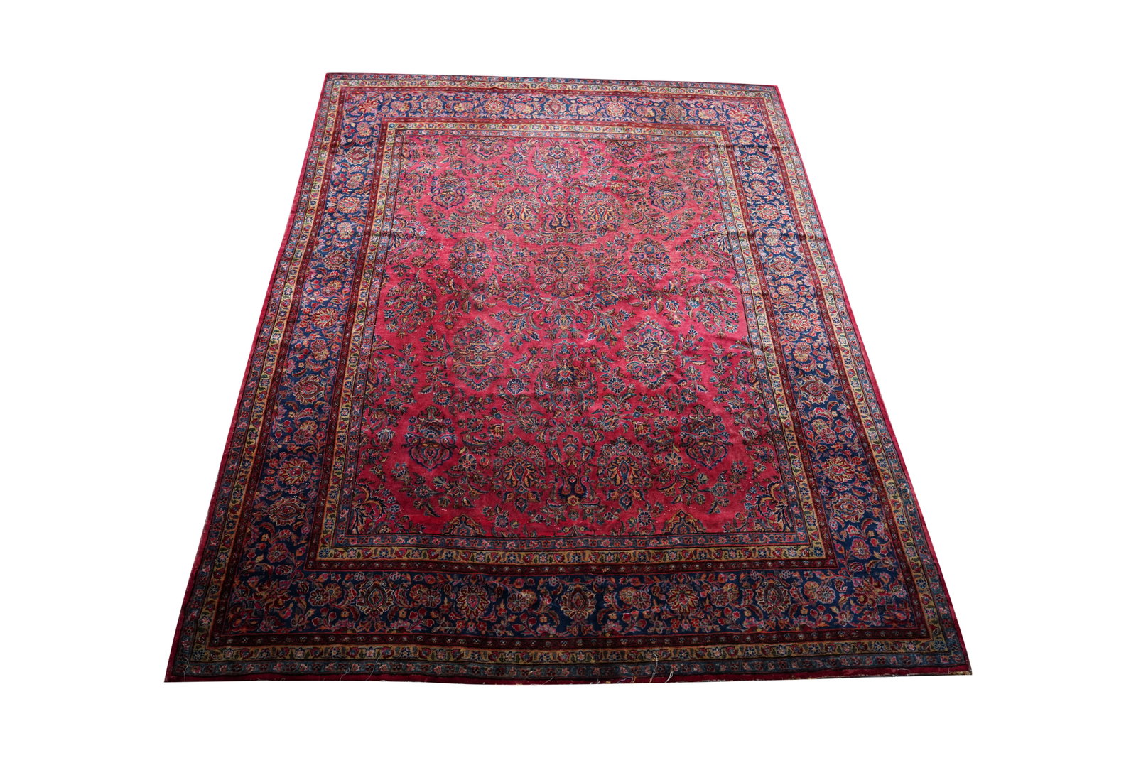 A Persian Rug: wool on cotton 11'9" x 8'11"