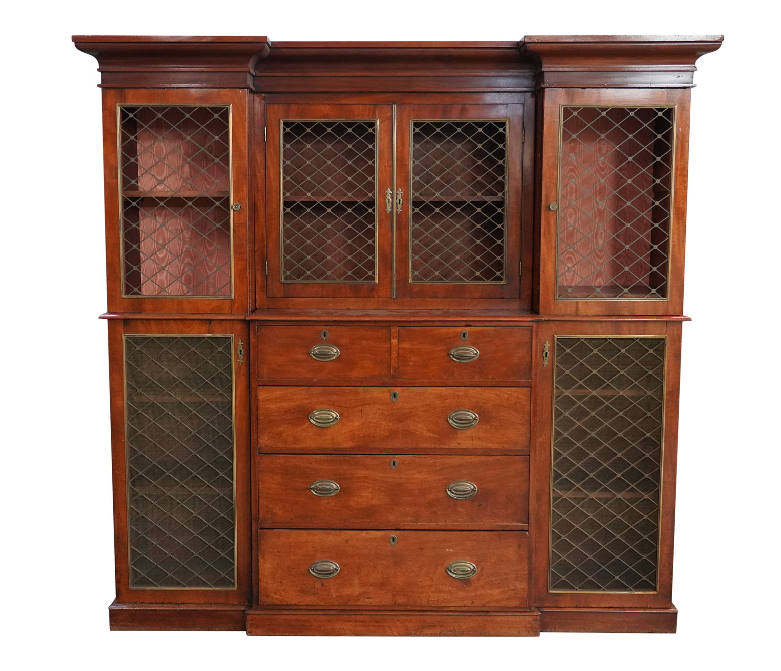 An Edwardian Mahogany Bookcase Cabinet (1 of 9)