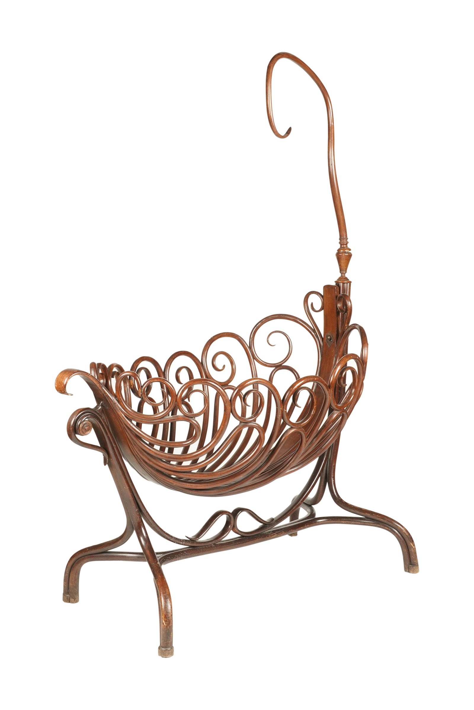 An Art Nouveau Bentwood Cradle (1 of 9)