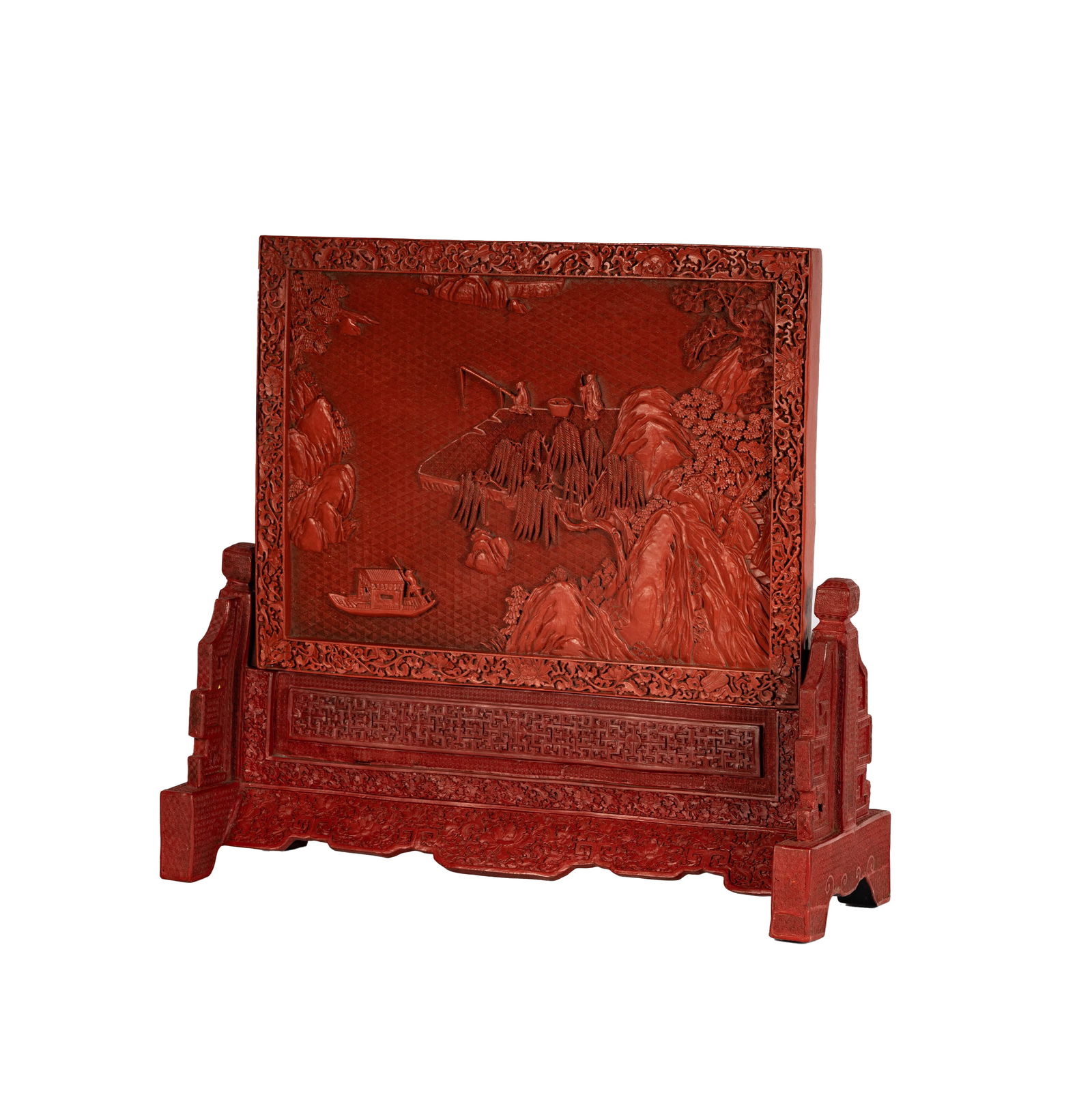A Chinese Carved Table Screen (1 of 11)