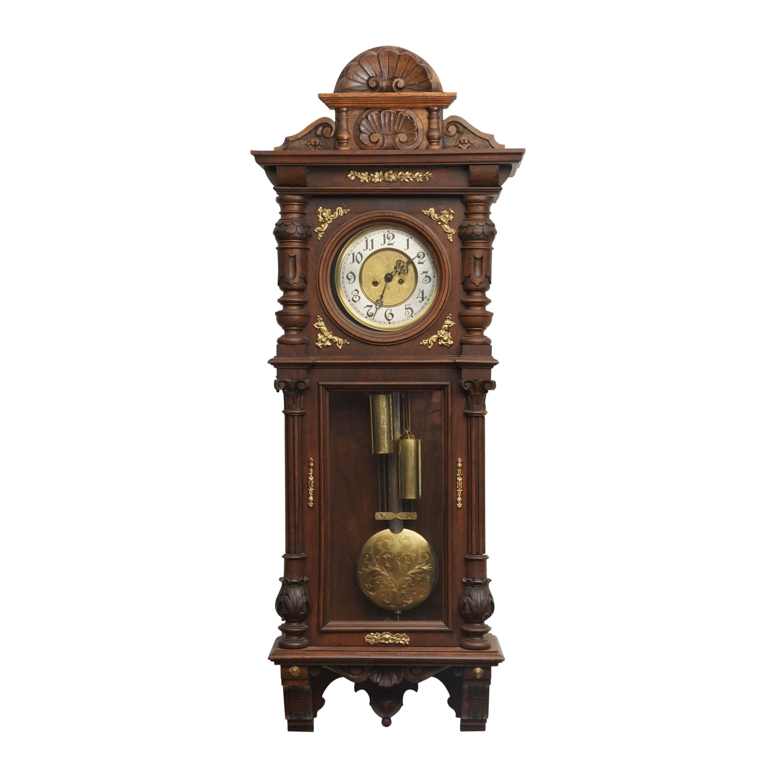 A Gustav Becker Vienna Regulator Wall Clock (1 of 7)