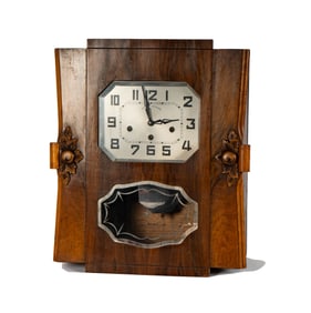 An Art Deco Veritable Westminster Wall Clock
