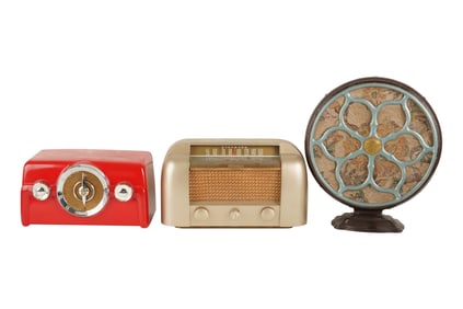 Three Vintage Table Radios/Speakers