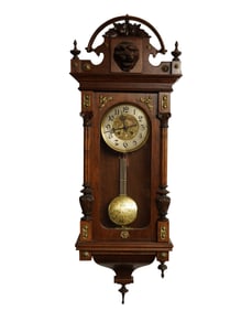 A Gebruder Resch "Remember" Vienna Regulator Wall Clock