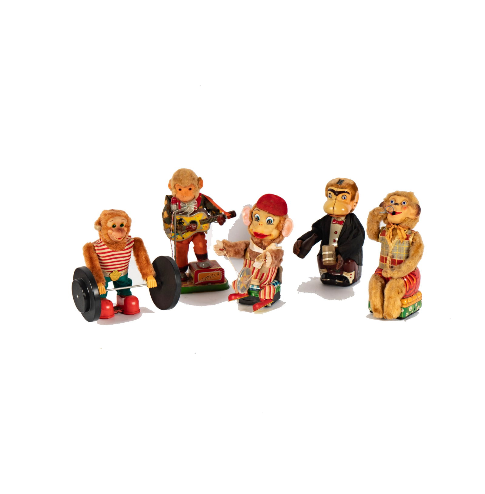A Collection of Vintage Battery Operated Monkey Mechanical Toys (1 of 16)