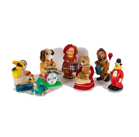 A Collection of Vintage Mechanical Toys