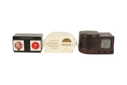 Three Vintage Table Radios