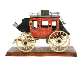 Oscar M Cortes: Wells Fargo Overland Stage Coach Model