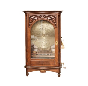 A Polyphon 6 Upright Music Box