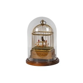 A Karl Griesbaum Singing Bird Birdcage Automaton