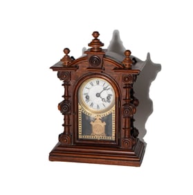 A Welch & Spring Co. Miniature Patti No.2 Shelf Clock