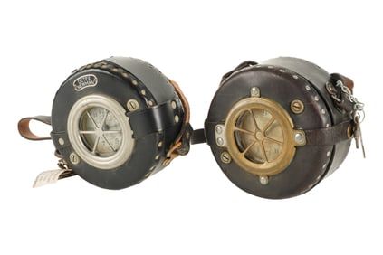 Two Antique Watchman Clocks