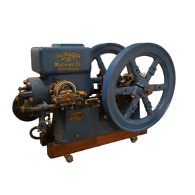 The Jaeger Machine Co. Engine Cement Mixer Gas Engine