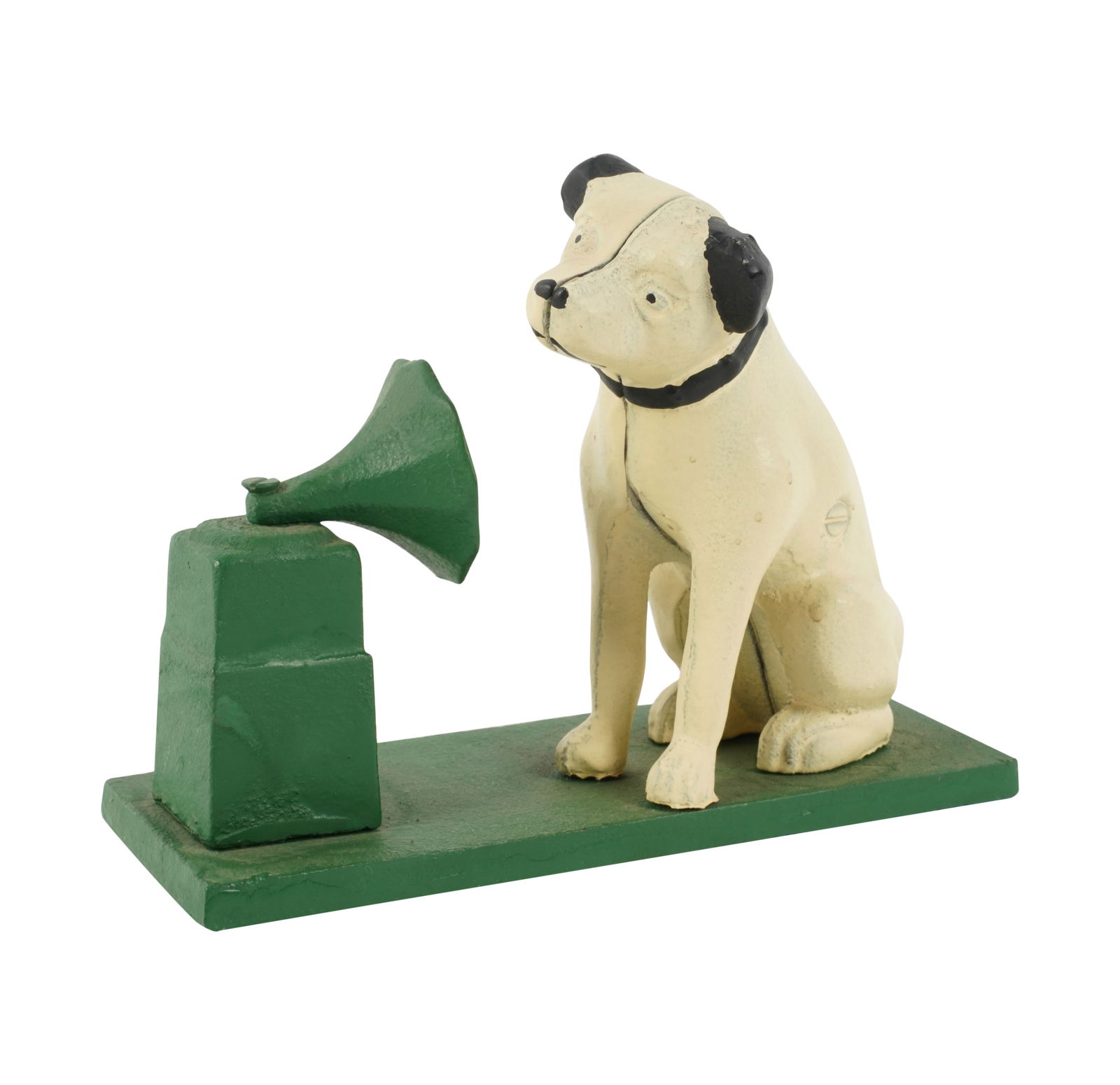 A Rare Vintage RCA Victor Cast Iron Nipper Dog Doorstop (1 of 8)