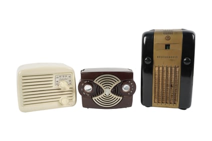 A Collection of Vintage Compact Table Radios