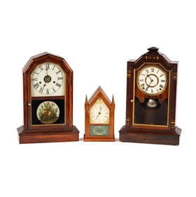 A Group of Seth Thomas Mantle Clocks