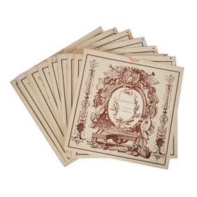 Eleven Porter Copper Music Box Disc 15 1/2"