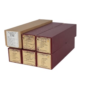 Six Vintage Arburo Music Rolls with Orignal Boxes