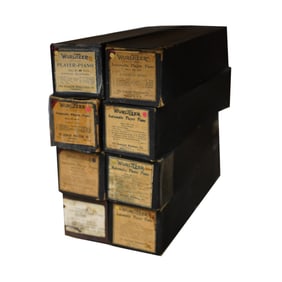 Eight Wurlitzer Automatic Player Piano Rolls