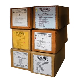 Six Play-Rite Orchestration Music "O" Rolls