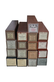 Collection of 17 Vintage Duo-Art Pianola / Piano Player Rolls