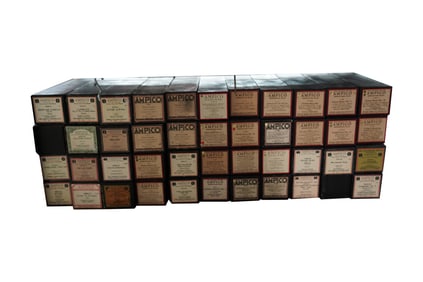 A Collection of 60 Ampico Recording Piano Rolls