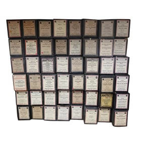 A Collection of 48 Ampico Recording Piano Rolls