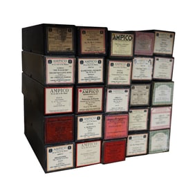 A Collection of 25 Ampico Recording Piano Rolls