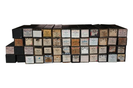 A Collection of 50 Q.R.S. Player Piano Rolls