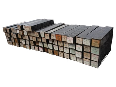 A Collection of 80 Q.R.S. Player Piano Rolls