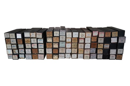 A Collection of 90 Q.R.S. Player Piano Rolls