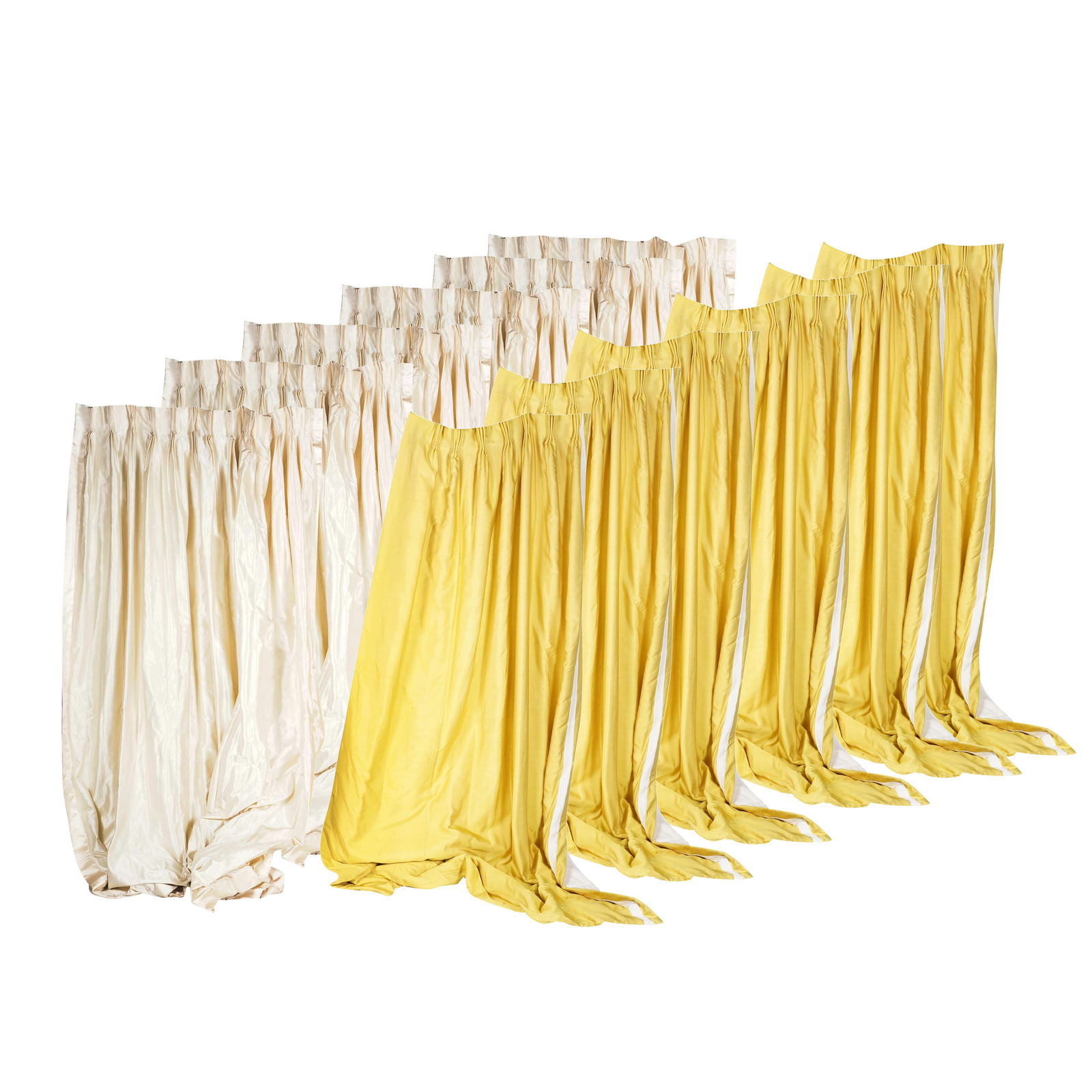 Billy Haines Installation: Set of Custom-Made Window Drapes (1 of 18)