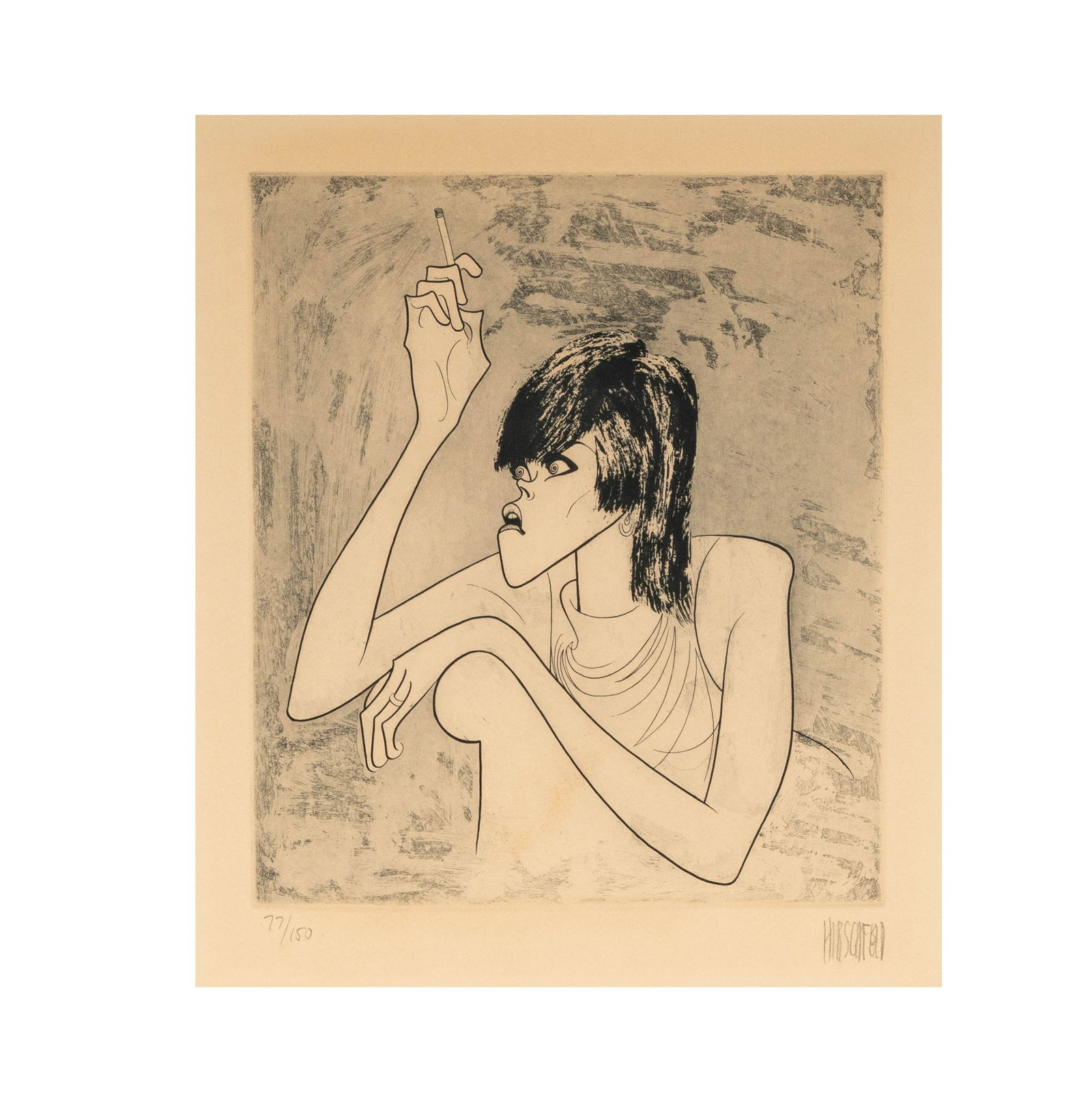 Albert Hirschfeld (1903-2003): Jane Fonda (1 of 10)