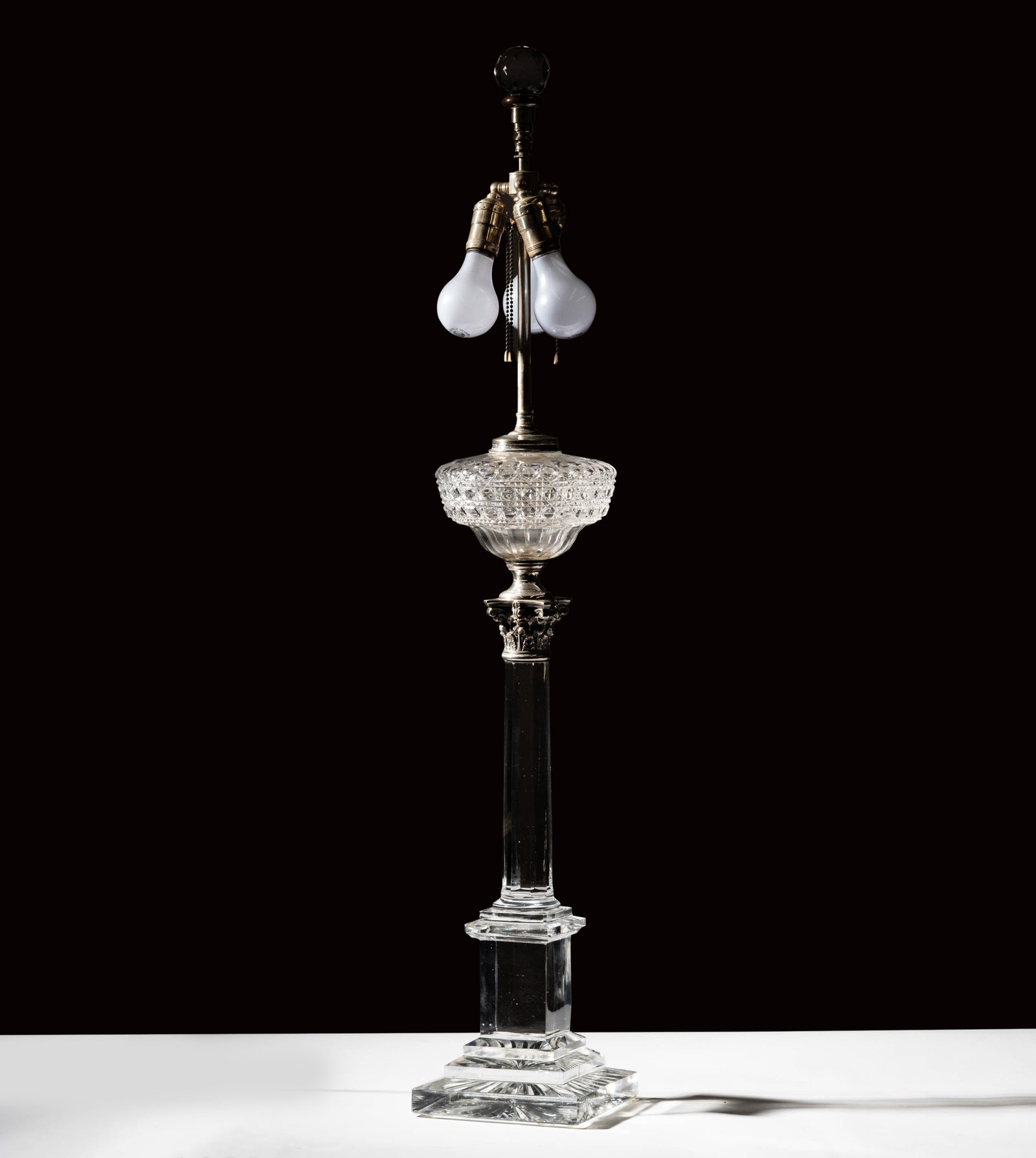 Billy Haines Installation: French Crystal Table Lamp (1 of 20)