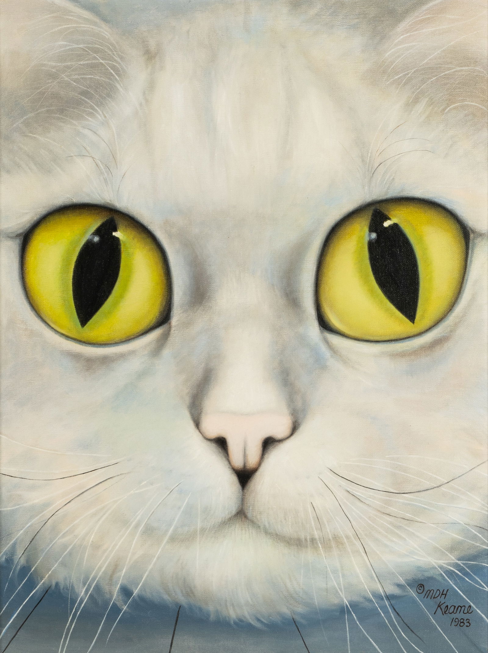 Margaret Keane (1927-2022): Big Eyed cat (1 of 16)