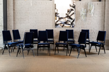 Adesso Imports Studio LIne: Set of Ten Ponti Dining Chairs