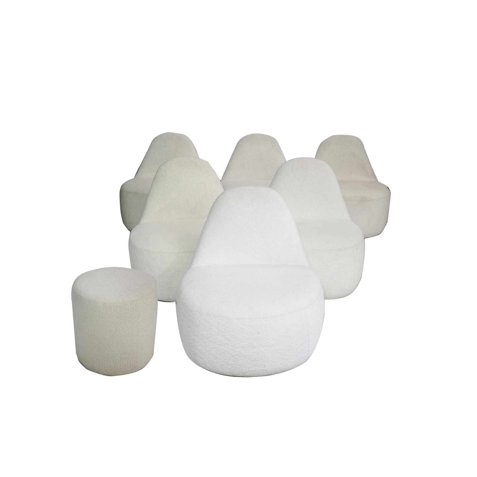 A Set of Six Contemporary Slipper Chairs (1 of 10)