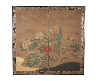 A Japanese Two-Panel Screen