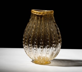 Alberto Dana: Murano Glass Vase