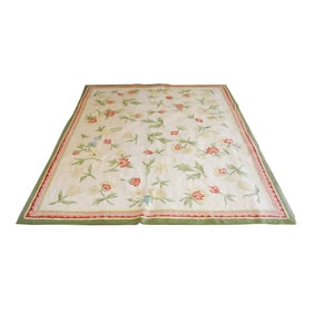 Billy Haines Installation: Custom Floral Rug