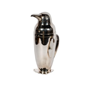 An Art Deco-Style Penguin Cocktail Shaker after Emil A. Schuelke
