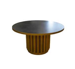 A Contemporary Round Pedestal Dining Table