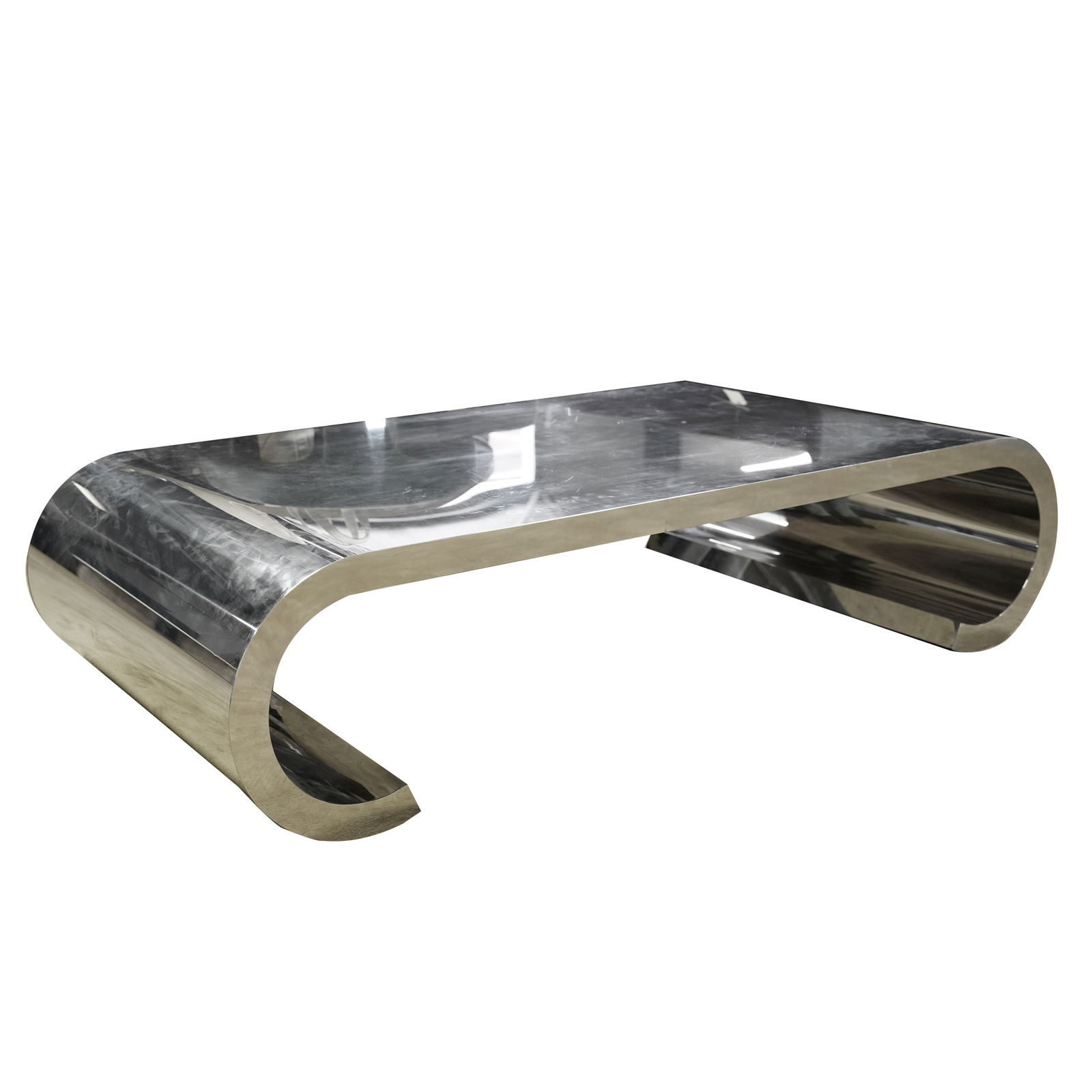 A Modernist Stainless Steel Coffee Table (1 of 8)