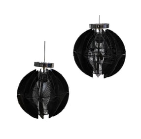A Pair of Contemporary Ceiling Light Fixtures